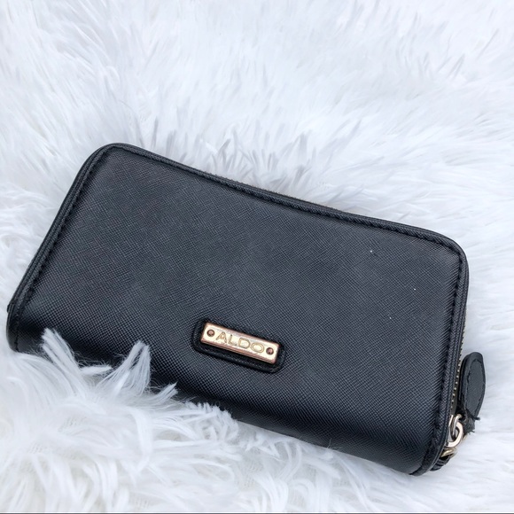 Aldo Handbags - Aldo Black Zip Up Wallet